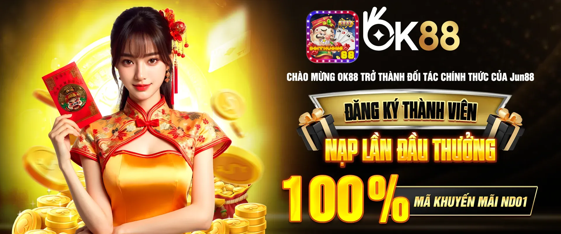 Ok88 - Cổng game bài đẳng cấp khi nạp lần đầu tặng thưởng lên đến 100%